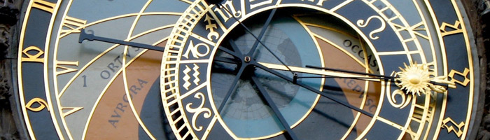 clock banner