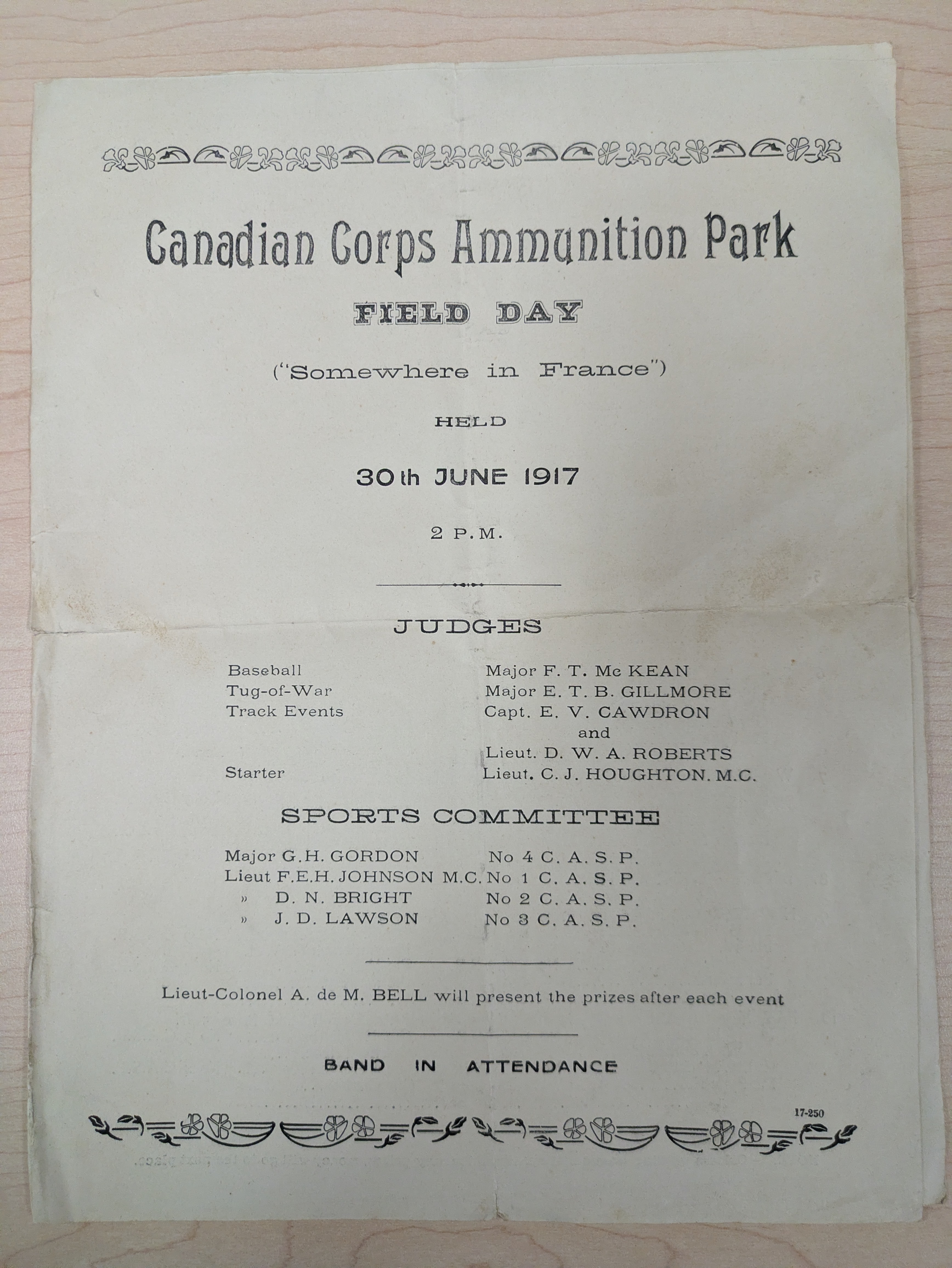field day program