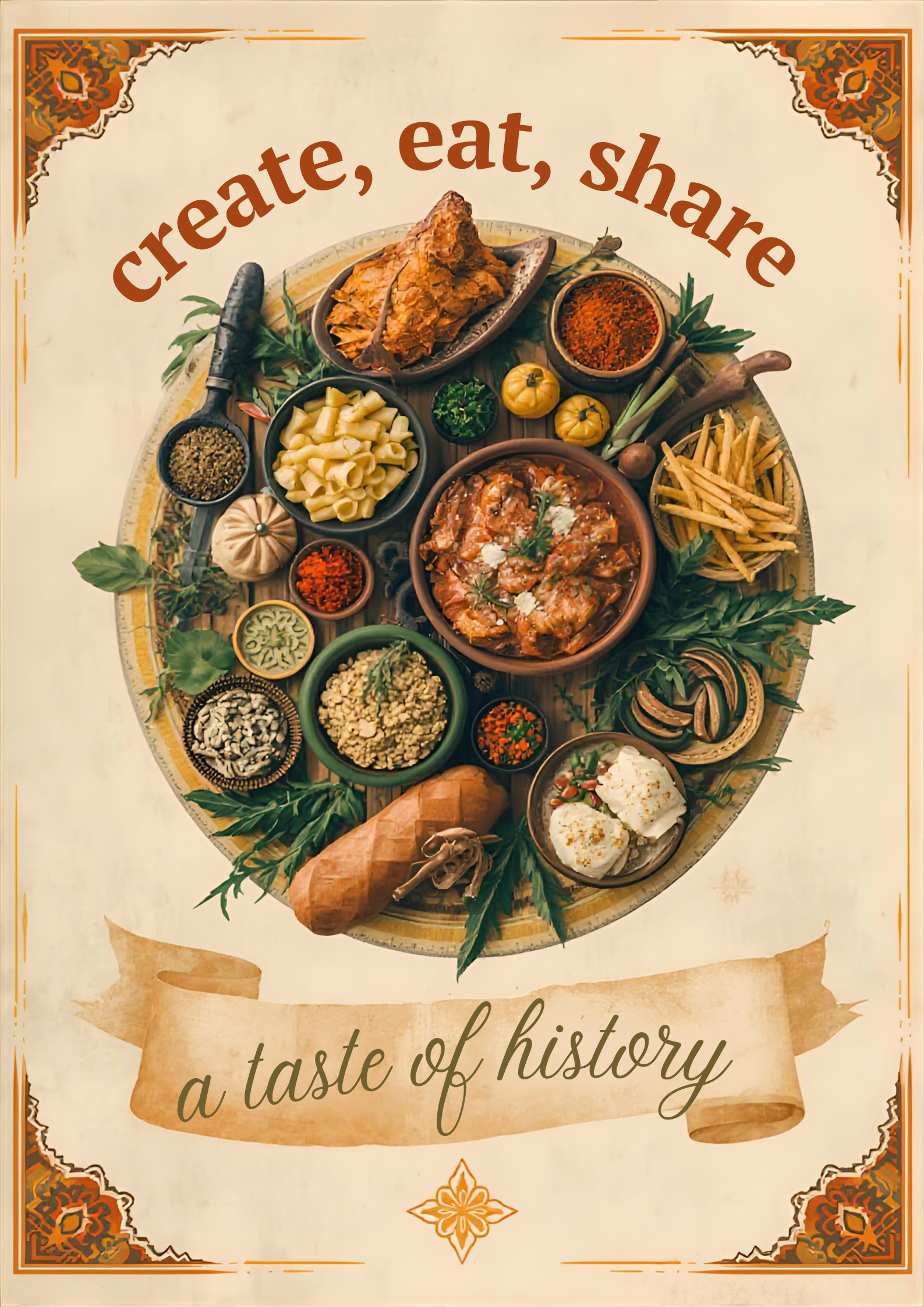 Create, Eat, & Share Main Poster
