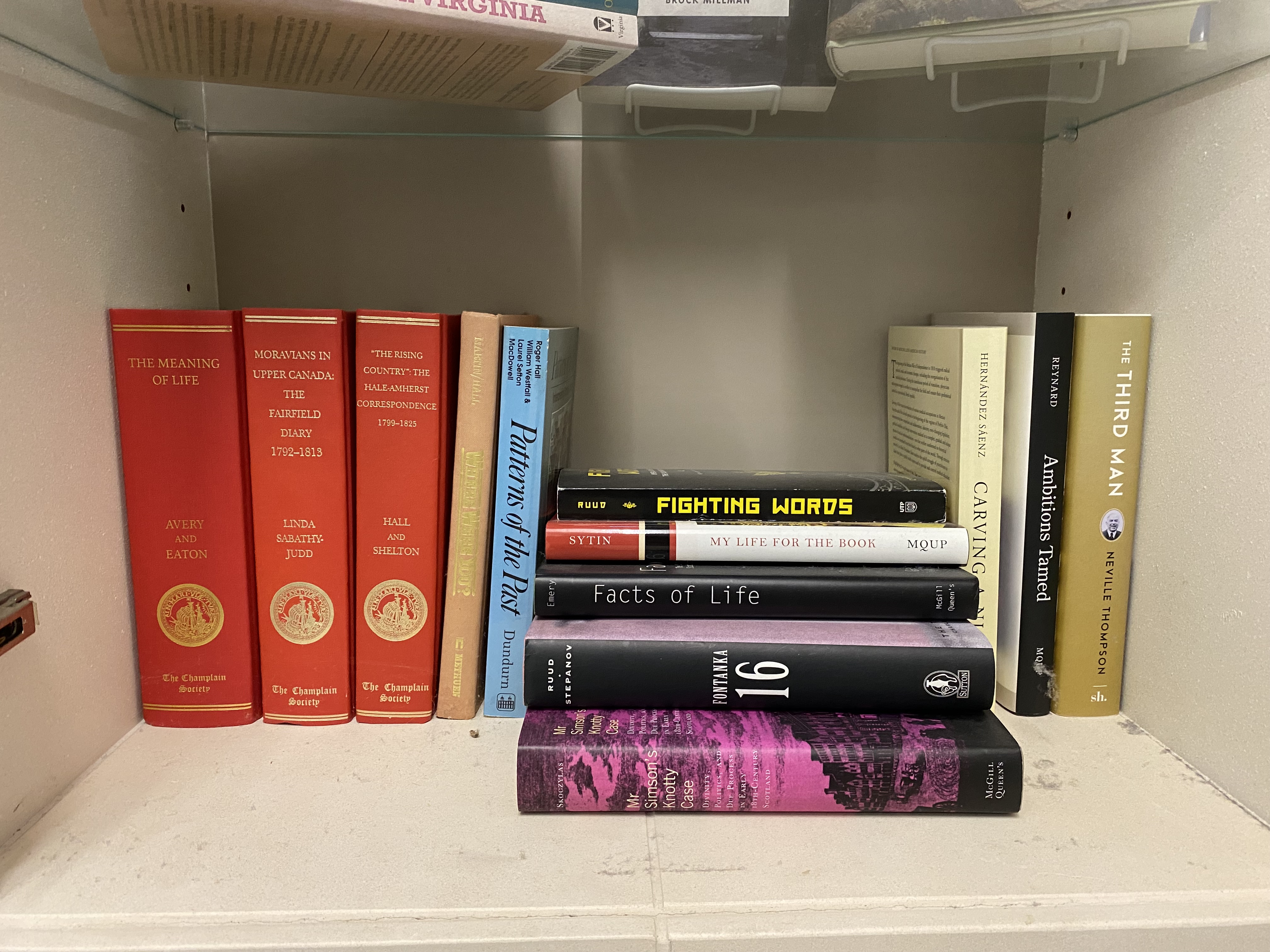 Shelf of books