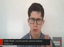 Cody on the news