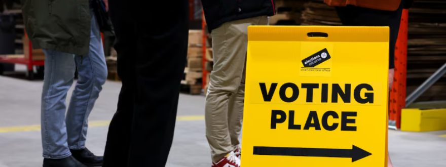 Voting Place Sign